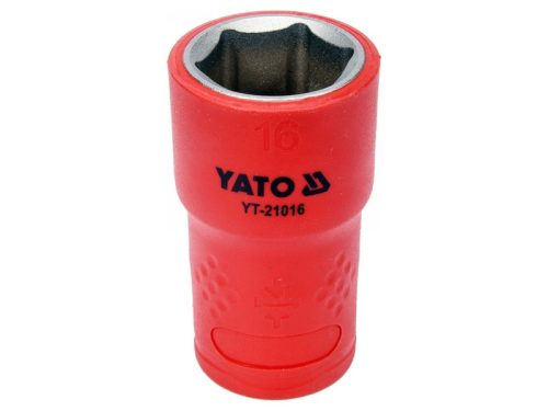 YATO Szigetelt dugókulcs 3/8" 16 mm 1000 V CrV