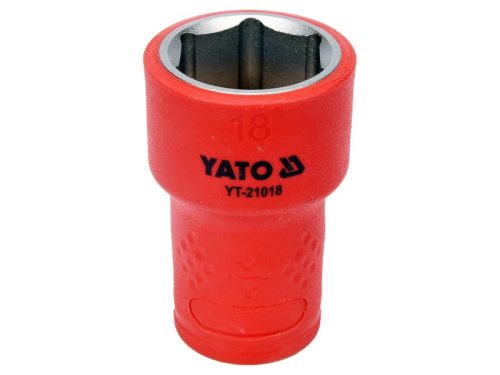 YATO Szigetelt dugókulcs 3/8" 18 mm 1000 V CrV