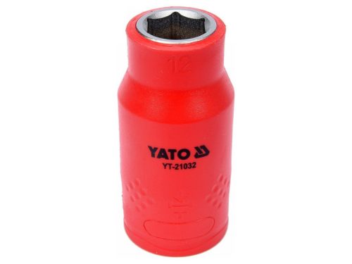 YATO Szigetelt dugókulcs 1/2" 12 mm 1000 V CrV