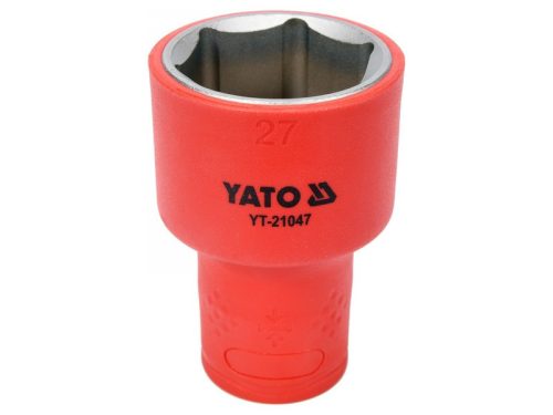 YATO Szigetelt dugókulcs 1/2" 27 mm 1000 V CrV