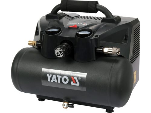 YATO Akkus kompresszor 8 bar 2 x 18 V (2 x 3,0 Ah akku + töltő)