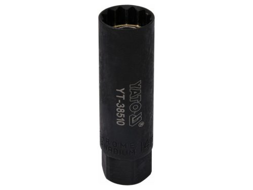 YATO Vékonyfalú gyertyakulcs 3/8" 14 mm / 63 mm