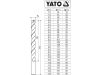 YATO Csigafúró készlet 25 részes 1-13 mm HSS Co
