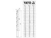 YATO Csigafúró készlet 25 részes 1-13 mm HSS Co