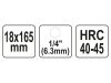 YATO Fafúró 18 x 165 mm bit befogással