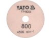 YATO Tépőzáras gyémánt csiszoló és polírozókorong 100 mm / P800 vizes/száraz
