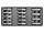 YATO Hosszú dugókulcs készlet 14 részes 1/2" 8-21 mm (fiókbetét)