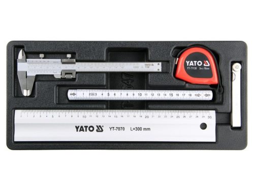 YATO Mérőeszköz készlet 5 részes (fiókbetét)