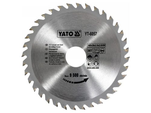 YATO Fűrésztárcsa fához 160 x 30 x 2,0 mm / 36T