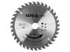 YATO Fűrésztárcsa fához 160 x 20 x 1,5 mm / 36T