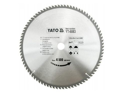 YATO Fűrésztárcsa fához 350 x 30 x 2,5 mm / 84T