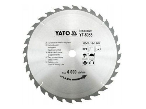 YATO Fűrésztárcsa fához 400 x 30 x 2,8 mm / 32T