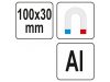 YATO Puha satu szorítópofa 100 x 30 mm (2 db/cs)