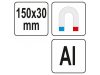 YATO Puha satu szorítópofa 150 x 30 mm (2 db/cs)