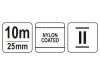 YATO Mérőszalag 10 m x 25 mm