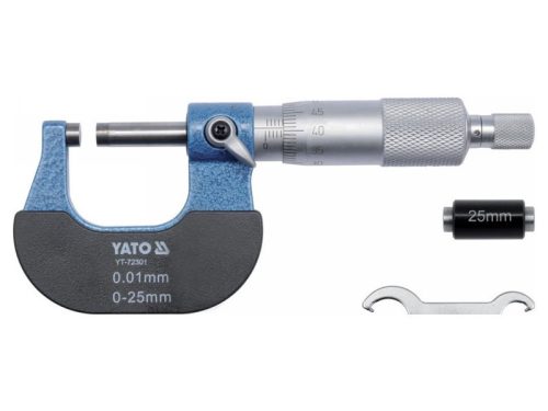 YATO Mikrométer 25-50 mm +/-0,01 mm mechanikus