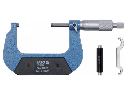 YATO Mikrométer 50-75 mm +/-0,01 mm mechanikus