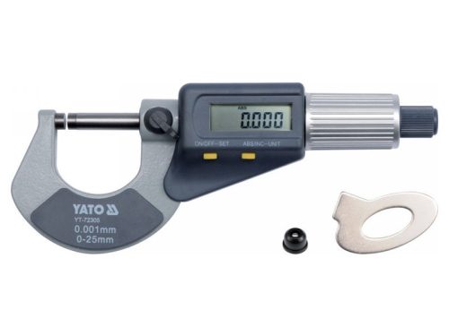 YATO Digitális mikrométer 0-25 mm +/-0,001 mm
