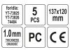 YATO Hegesztőüveg 137 x 120 mm (5 db/cs)