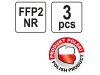 YATO Pormaszk FFP2/PZ NR szelepes (3 db/cs)