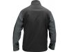 YATO Munkavédelmi softshell kabát szürke-fekete M-es méret 3 zsebes