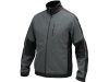 YATO Munkavédelmi softshell kabát szürke-fekete 2XL-es méret 3 zsebes