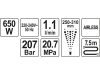 YATO Elektromos festékszóró 650 W 1,1 liter/perc