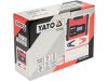 YATO Akkumulátor töltő 12 V 2/8/15 A max. 200 Ah LCD kijelző