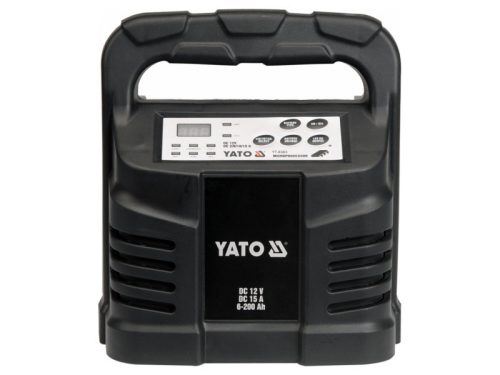 YATO Akkumulátor töltő 12 V 15 A max. 6-200 Ah