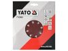 YATO Tépőzáras fíbertárcsa 180 mm / P40 (3 db/cs)