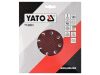 YATO Tépőzáras fíbertárcsa 180 mm / P60 (3 db/cs)