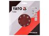 YATO Tépőzáras fíbertárcsa 180 mm / P80 (3 db/cs)