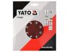 YATO Tépőzáras fíbertárcsa 180 mm / P150 (3 db/cs)