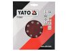YATO Tépőzáras fíbertárcsa 180 mm / P240 (3 db/cs)