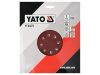 YATO Tépőzáras fíbertárcsa 225 mm / P80 (3 db/cs)