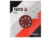 YATO Tépőzáras fíbertárcsa 225 mm / P100 (3 db/cs)