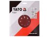 YATO Tépőzáras fíbertárcsa 225 mm / P240 (3 db/cs)