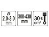 YATO Fűkasza damilfej 2,0-3,0 mm
